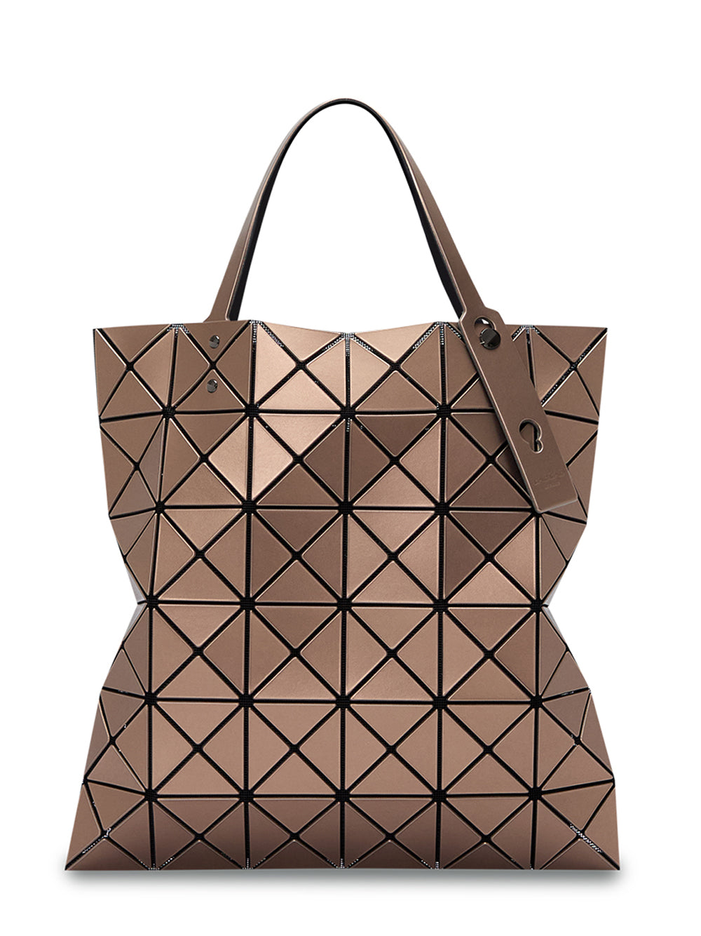 LUCENT METALLIC Tote (6*6) (Light Brown)