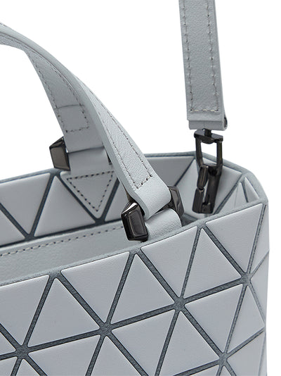 CRYSTAL MATTE Handbag (Mini) (Light Gray)