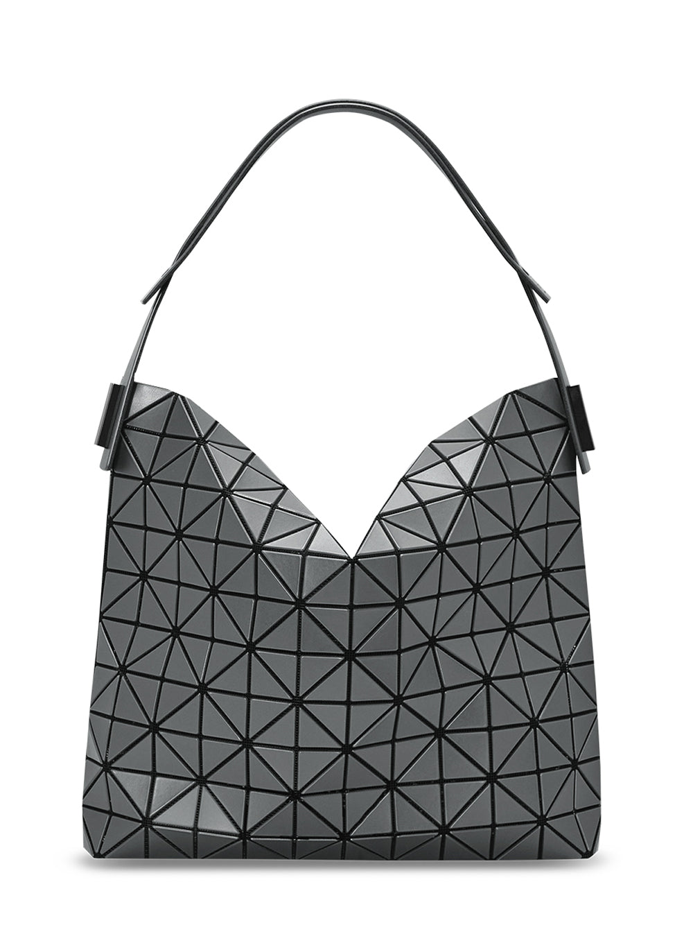 BAGUETTE METALLIC Handbag (Large) (Gunmetal)