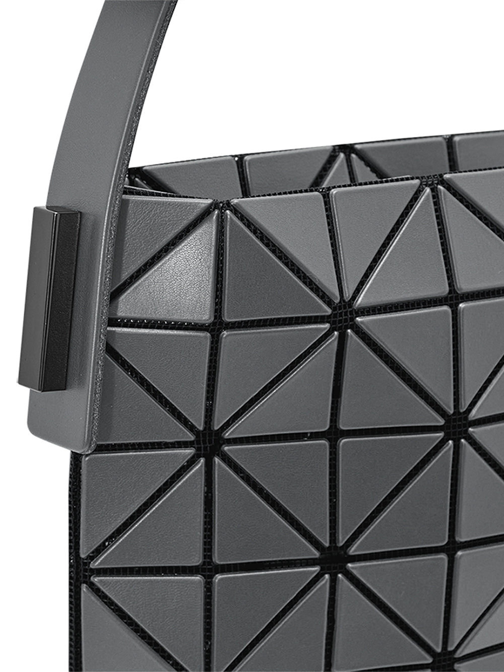 BAGUETTE METALLIC Handbag (Large) (Gunmetal)