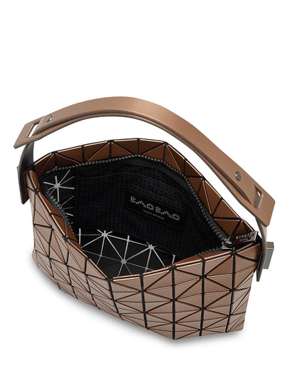 BAGUETTE METALLIC Handbag (Small) (Light Brown)