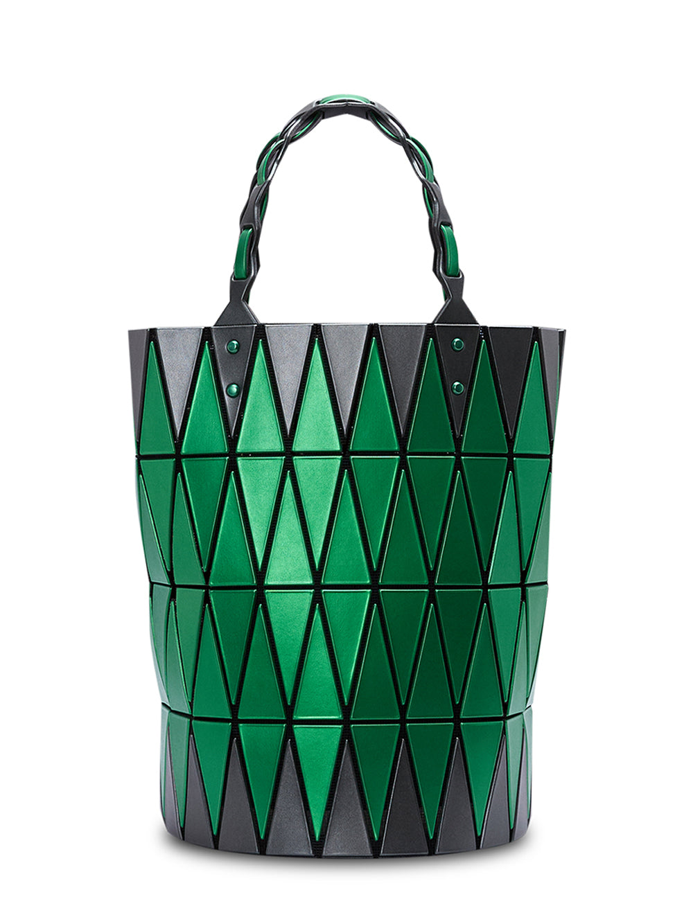BASKET Handbag (Large) (Green Mix)