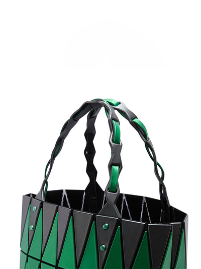 BASKET Handbag (Large) (Green Mix)