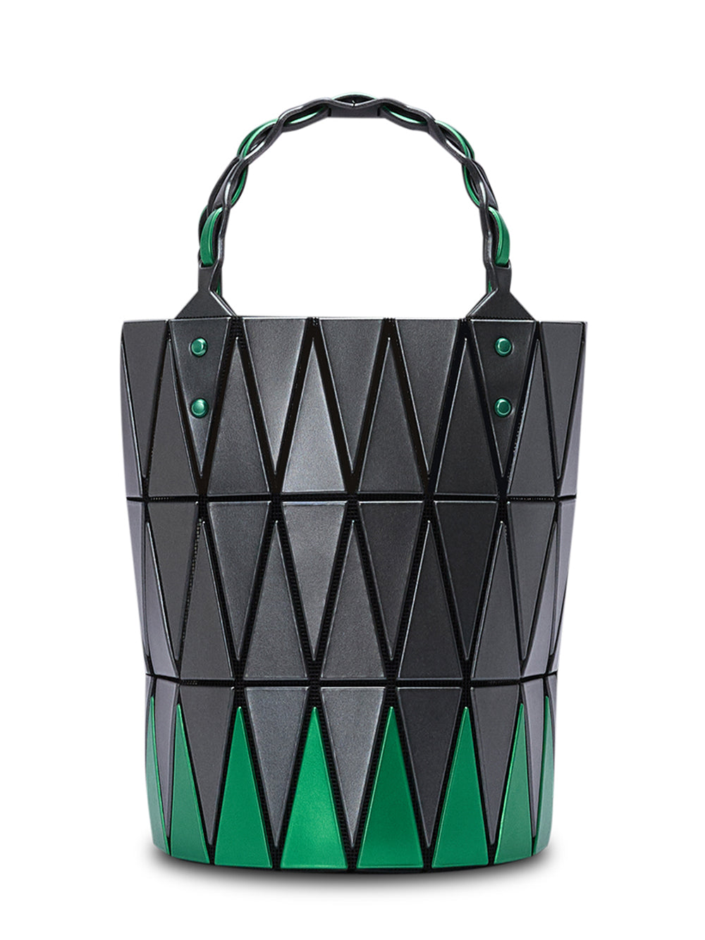 BASKET Handbag (Small) (Green Mix)