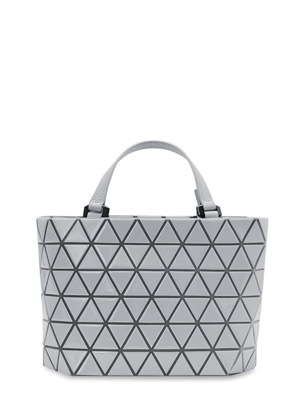 CRYSTAL GLOSS Handbag (Mini) (Light Gray)