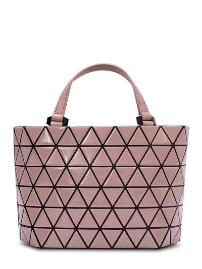 CRYSTAL GLOSS Handbag (Mini) (Pink Beige)