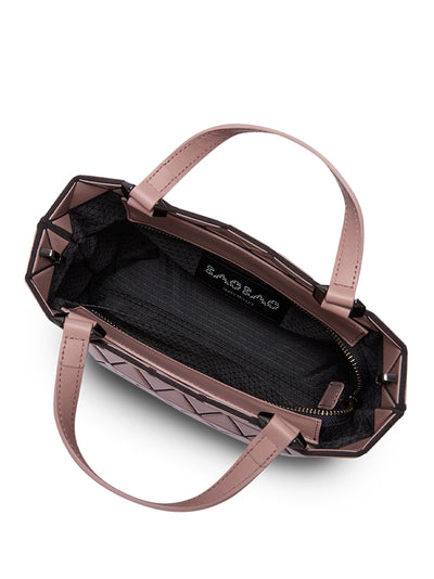 CRYSTAL GLOSS Handbag (Mini) (Pink Beige)