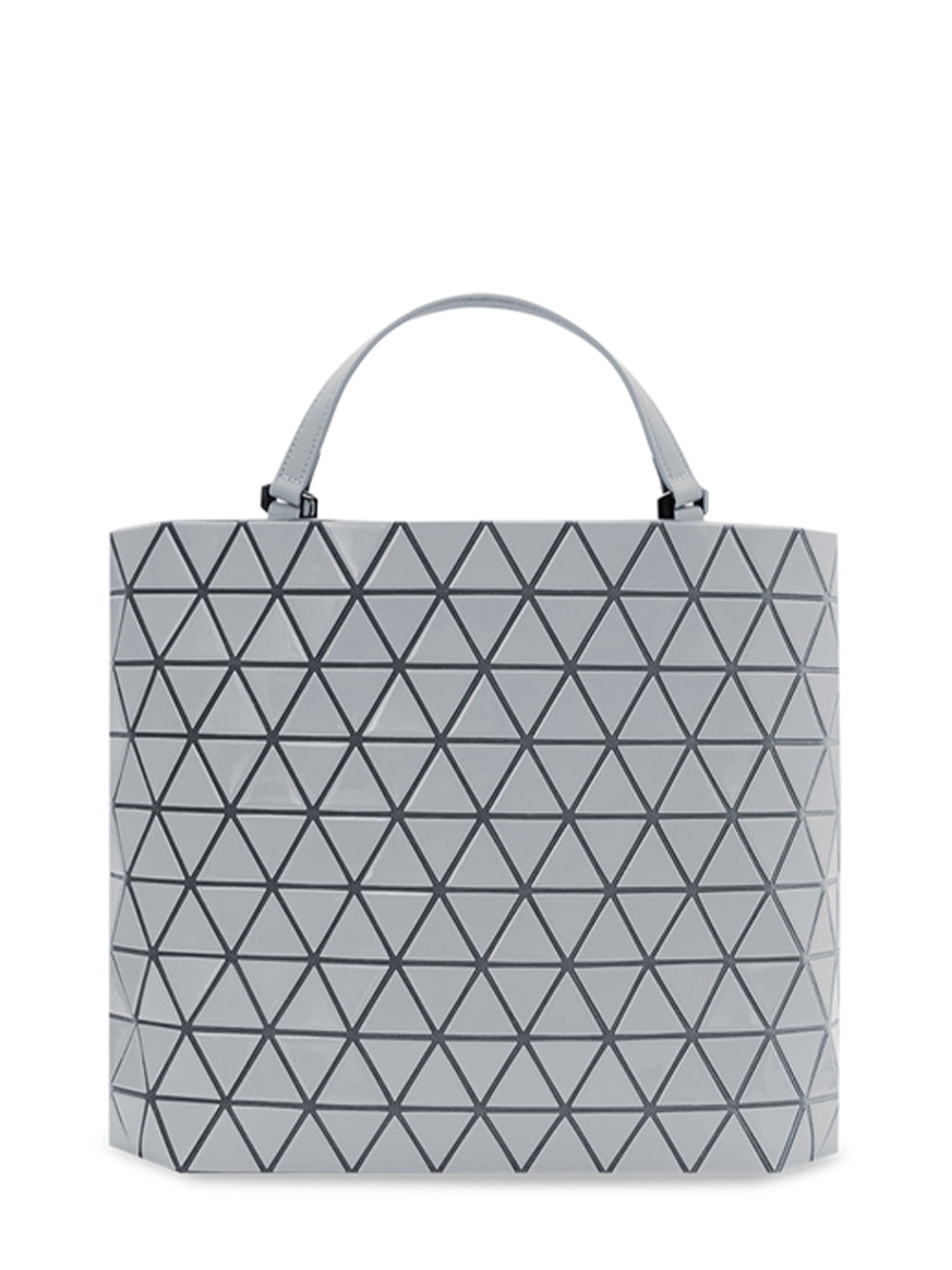 CRYSTAL GLOSS Handbag (Small) (Light Gray)