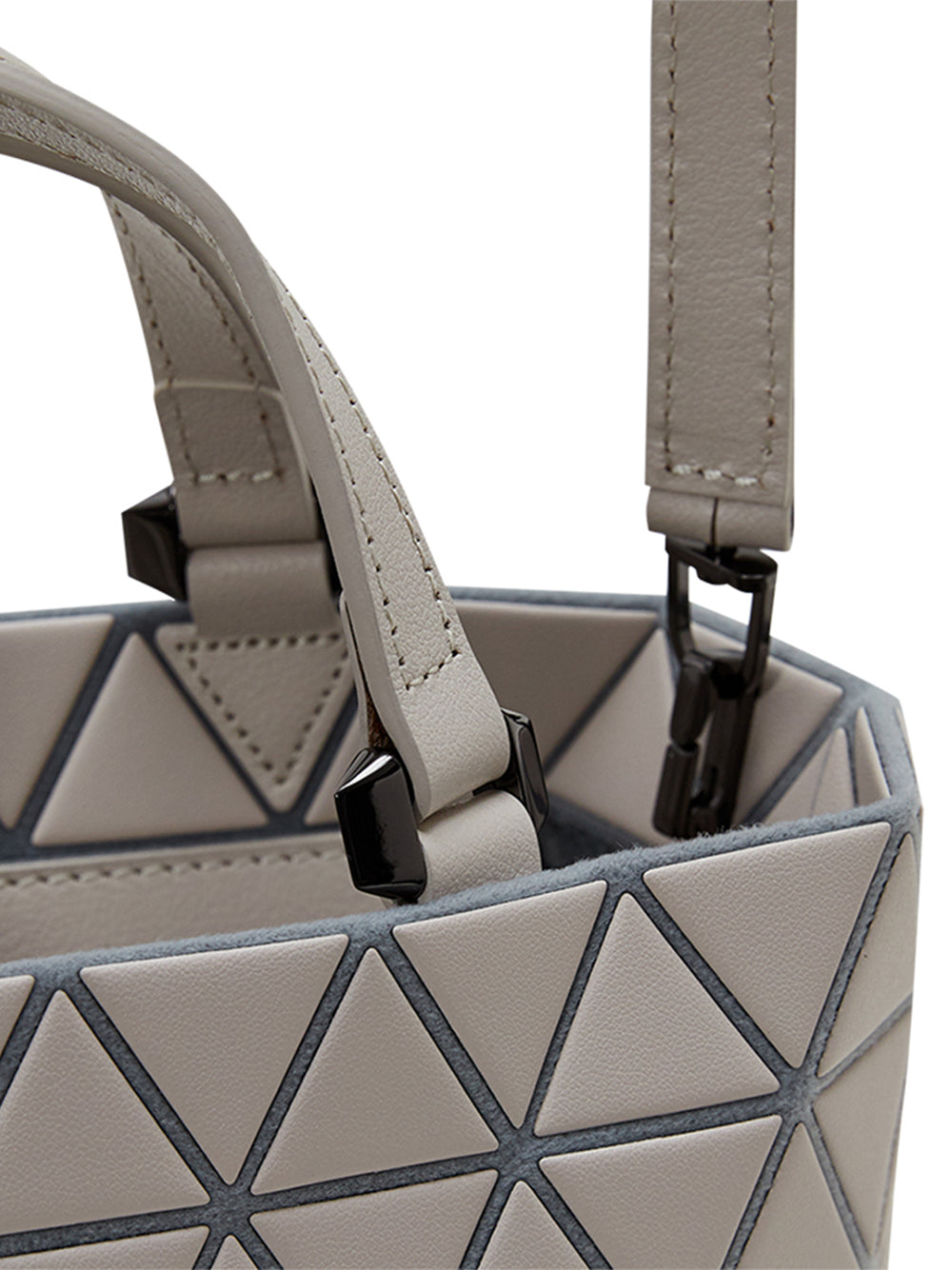 CRYSTAL MATTE Handbag (Mini) (Light Beige)