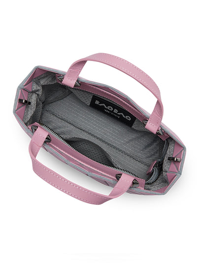 CRYSTAL MATTE Handbag (Mini) (Light Pink)