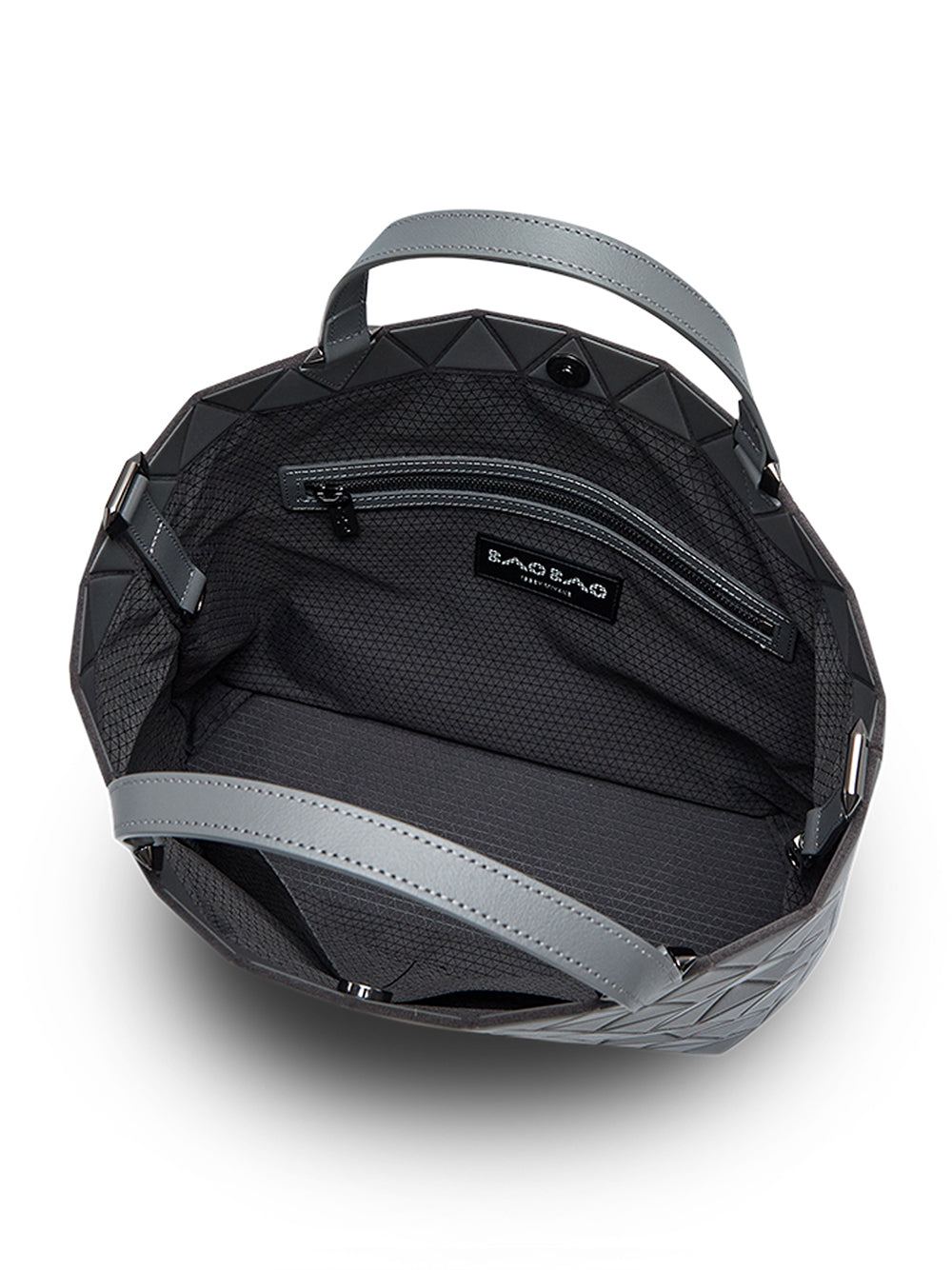 CRYSTAL MATTE Handbag (Small) (Charcoal Gray)