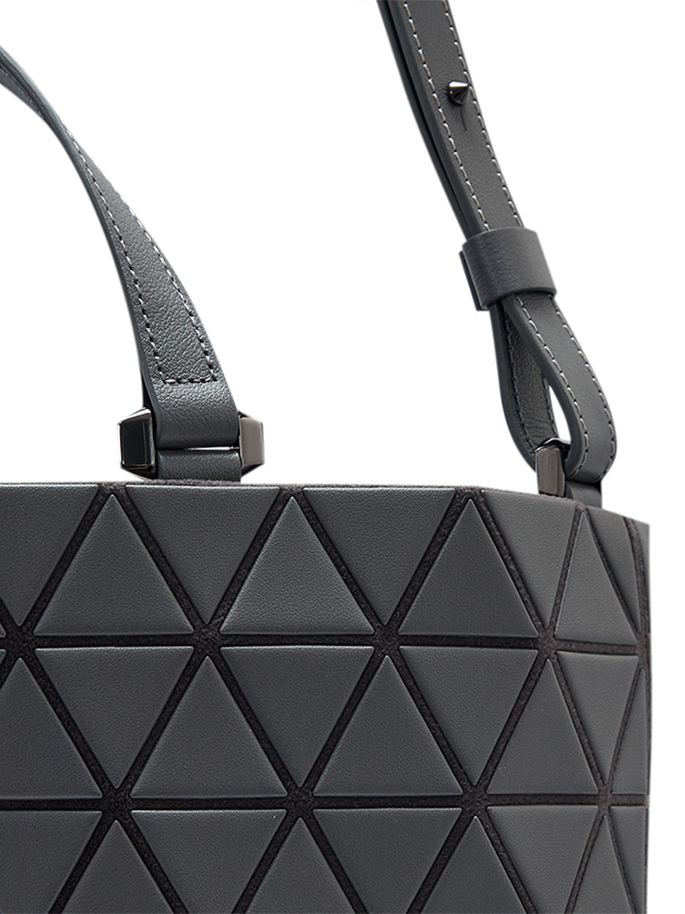 CRYSTAL MATTE Handbag (Small) (Charcoal Gray)