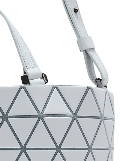 CRYSTAL MATTE Handbag (Small) (Light Gray)