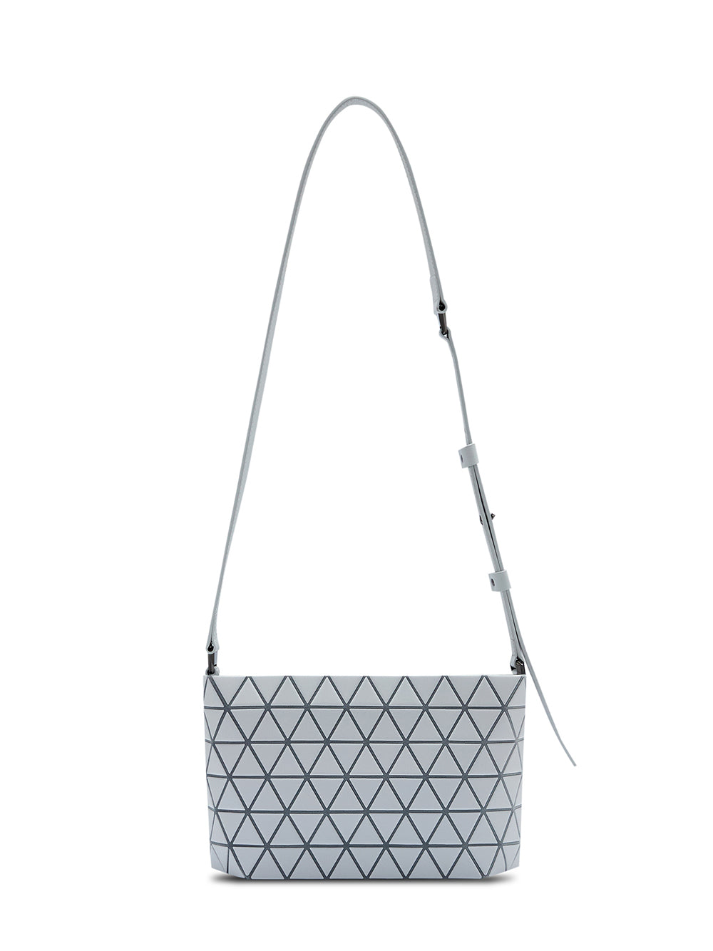CRYSTAL MATTE Shoulder Bag (Light Gray)