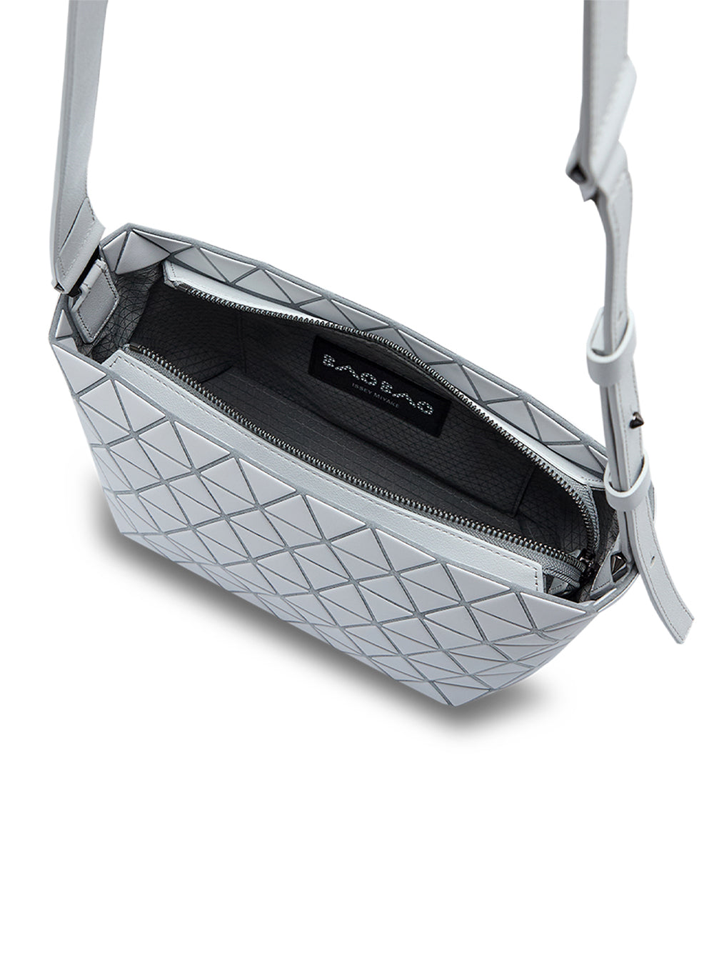 CRYSTAL MATTE Shoulder Bag (Light Gray)
