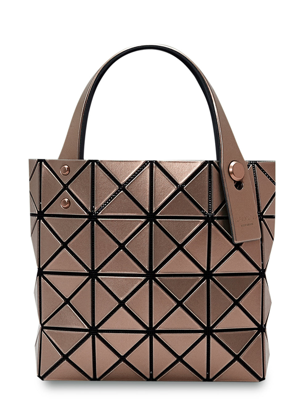 LUCENT BOXY Mini Handbag (Orange)