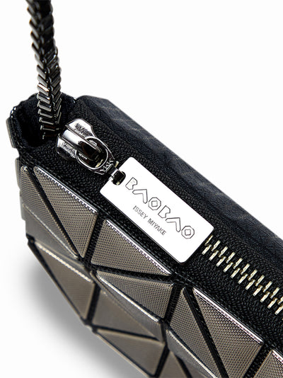 PLATINUM COFFRET Chain Bag (Small) (Gunmetal)