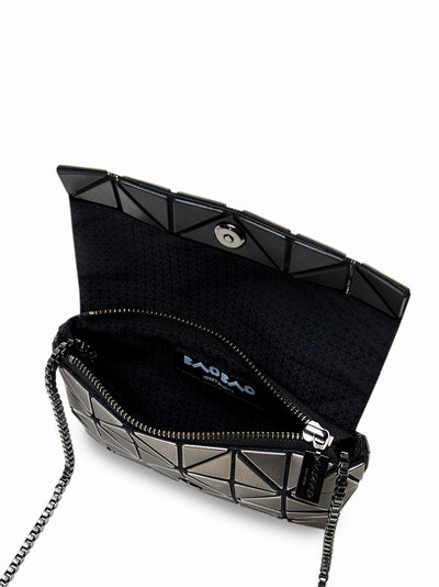 PLATINUM COFFRET Chain Bag (Small) (Gunmetal)