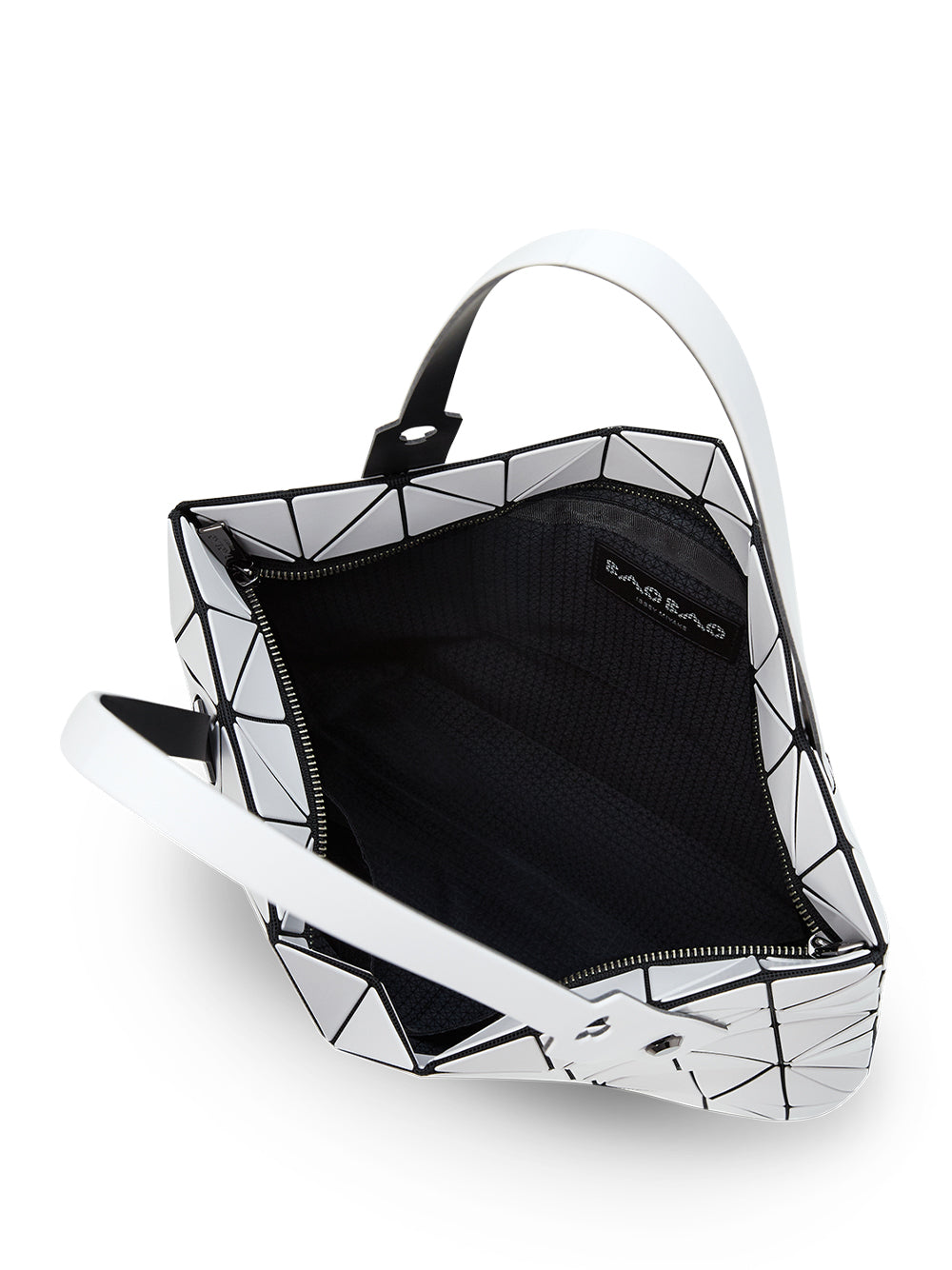 ROCK MATTE Handbag (Small) (Light Gray)