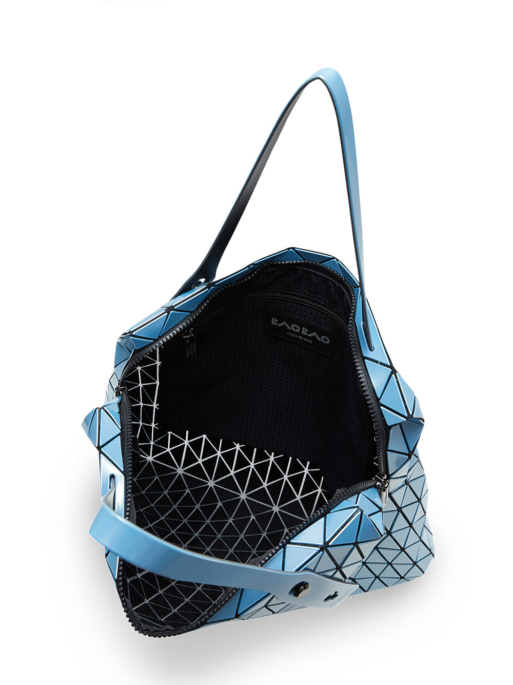 ROW METALLIC Handbag (Light Blue)