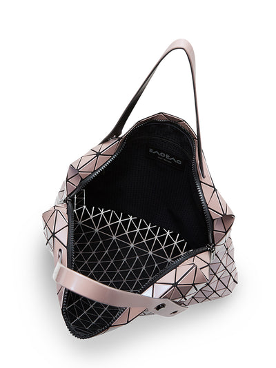 ROW METALLIC Handbag (Pink Beige)