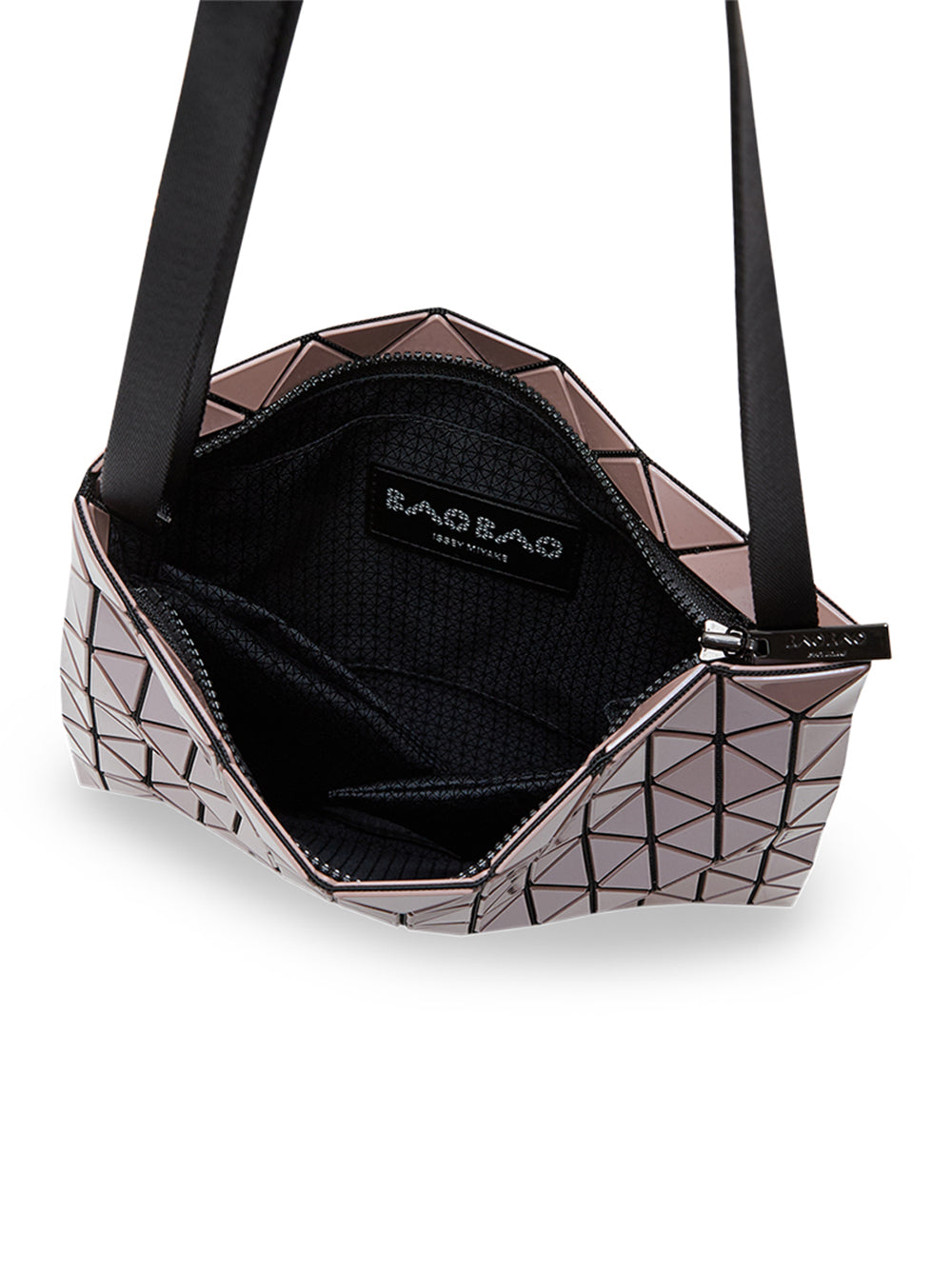 ROW METALLIC Shoulder Bag (Small) (Pink Beige)