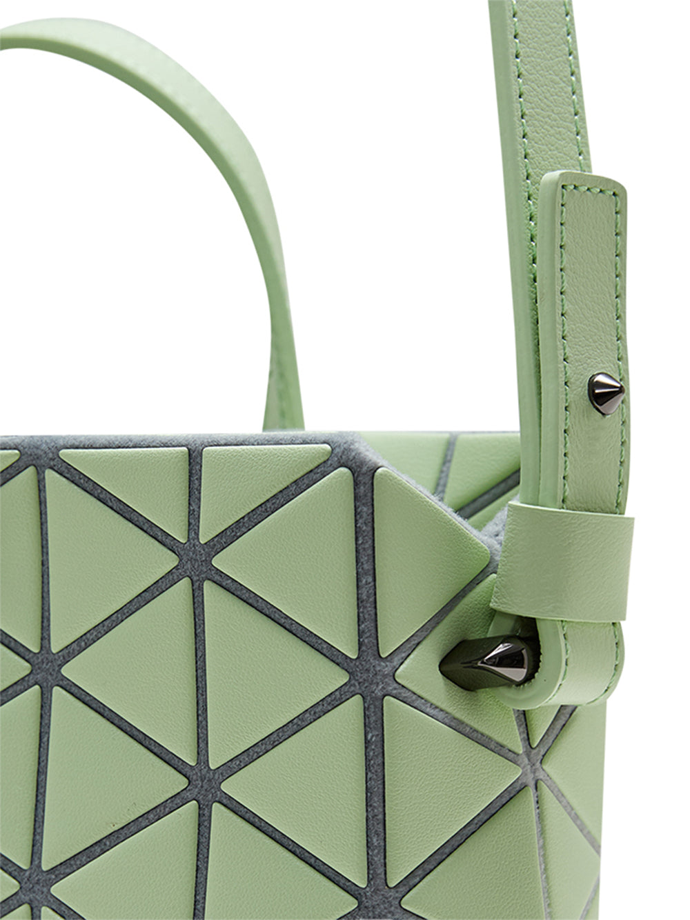 TONNEAU MATTE Handbag (Small) (Light Green)