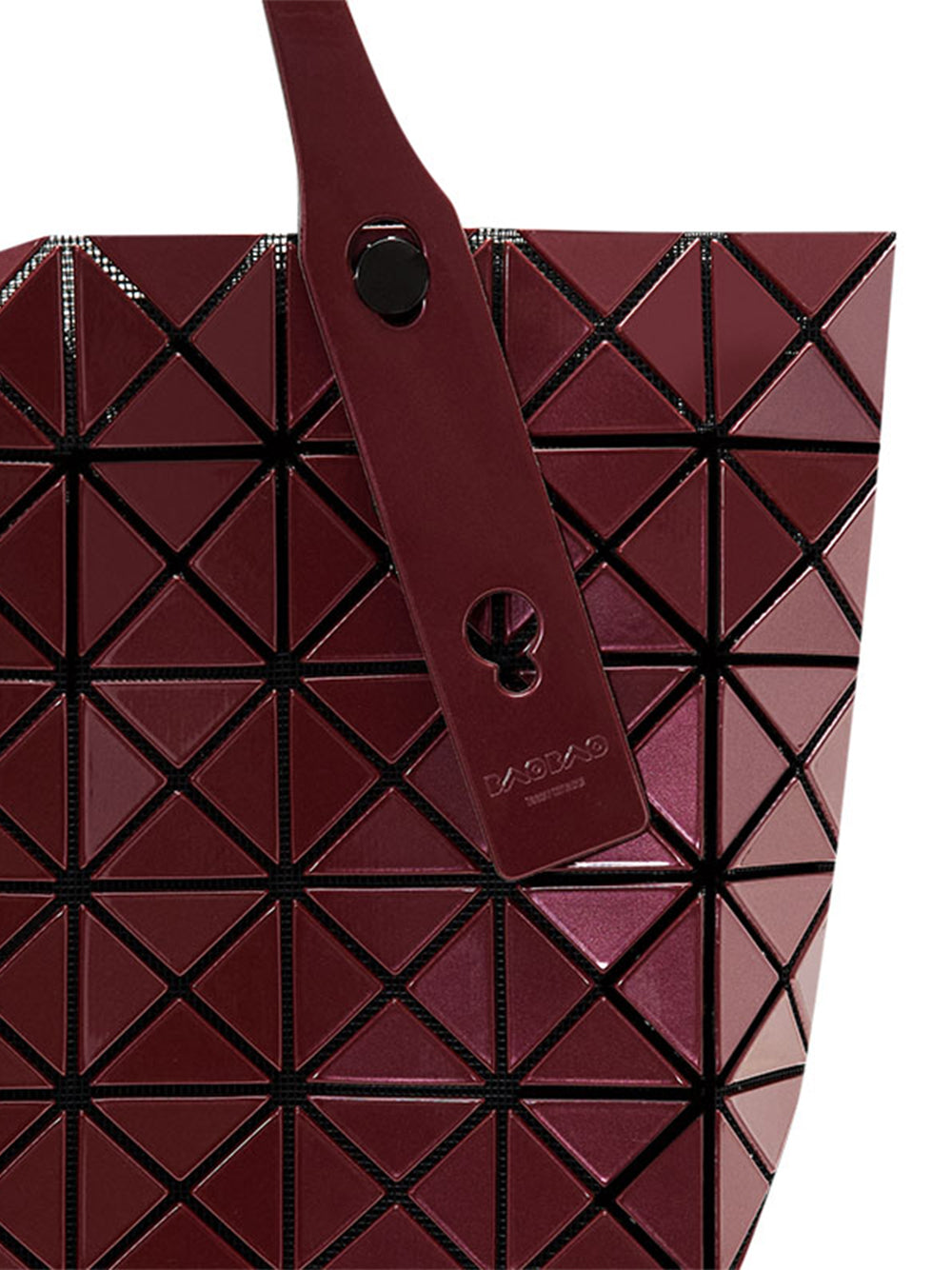 PRISM W COLOR Tote (10*10) (Garnet × Dark Beige)