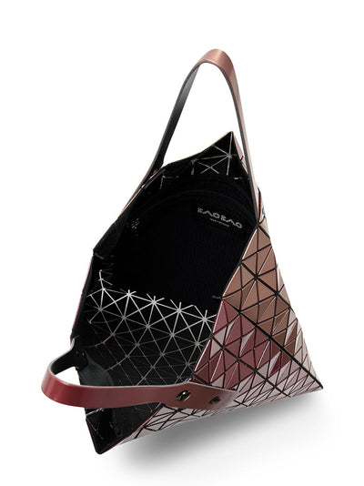 PRISM W COLOR Tote (10*10) (Garnet × Dark Beige)