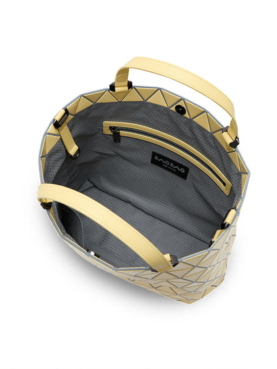 CRYSTAL GLOSS Handbag (Small) (Cream Yellow)