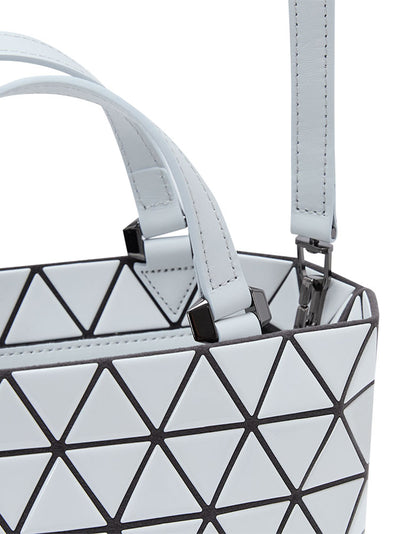 CRYSTAL GLOSS Handbag (Mini) (Light Gray)