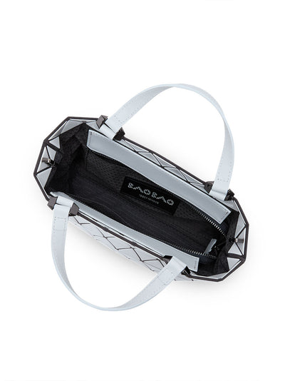 CRYSTAL GLOSS Handbag (Mini) (Light Gray)