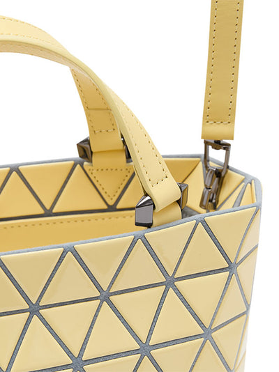 CRYSTAL GLOSS Handbag (Mini) (Cream Yellow)