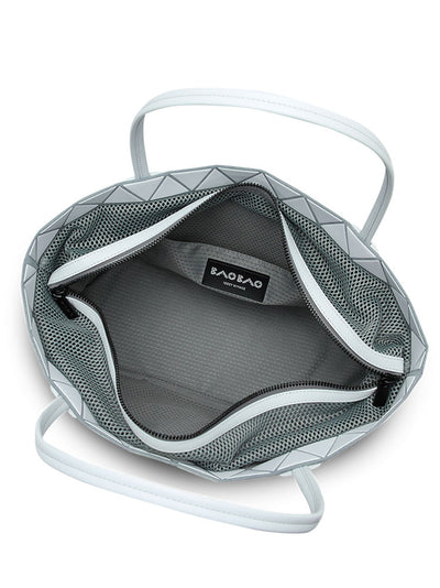 BATEAU MATTE Handbag (Medium) (Light Gray)