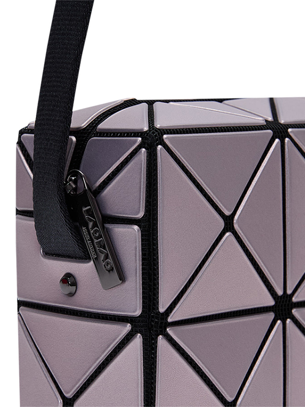 CUBOID METALLIC Shoulder Bag (Light Pink)