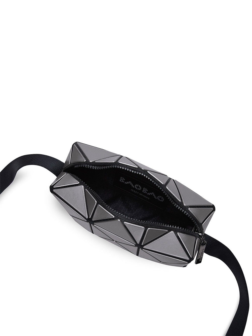 CUBOID METALLIC Shoulder Bag (Silver)