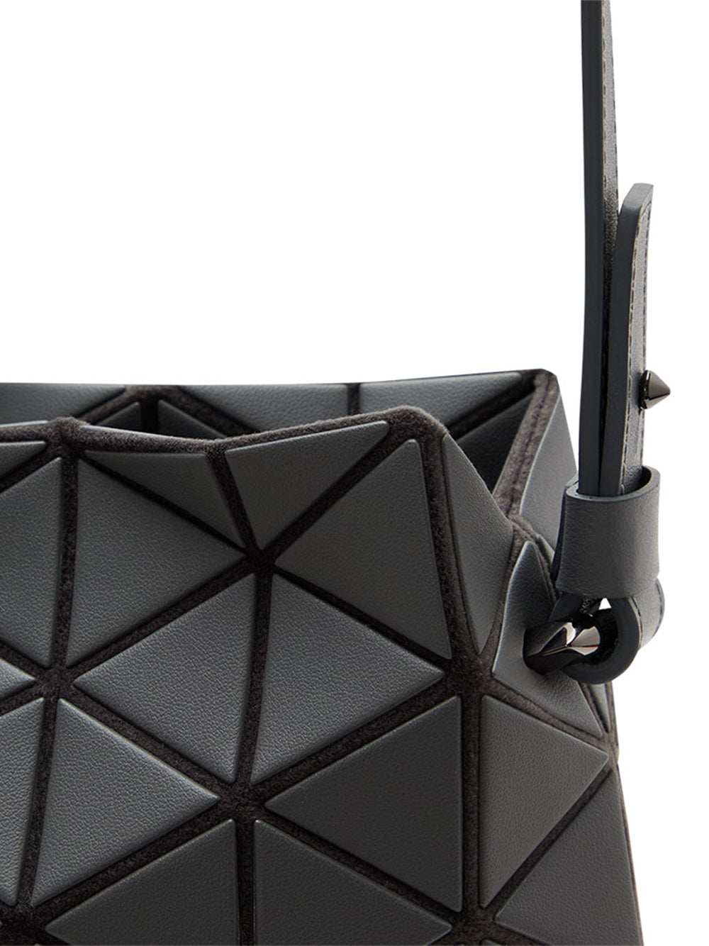 TONNEAU MATTE Handbag (Medium) (Dark Gray)