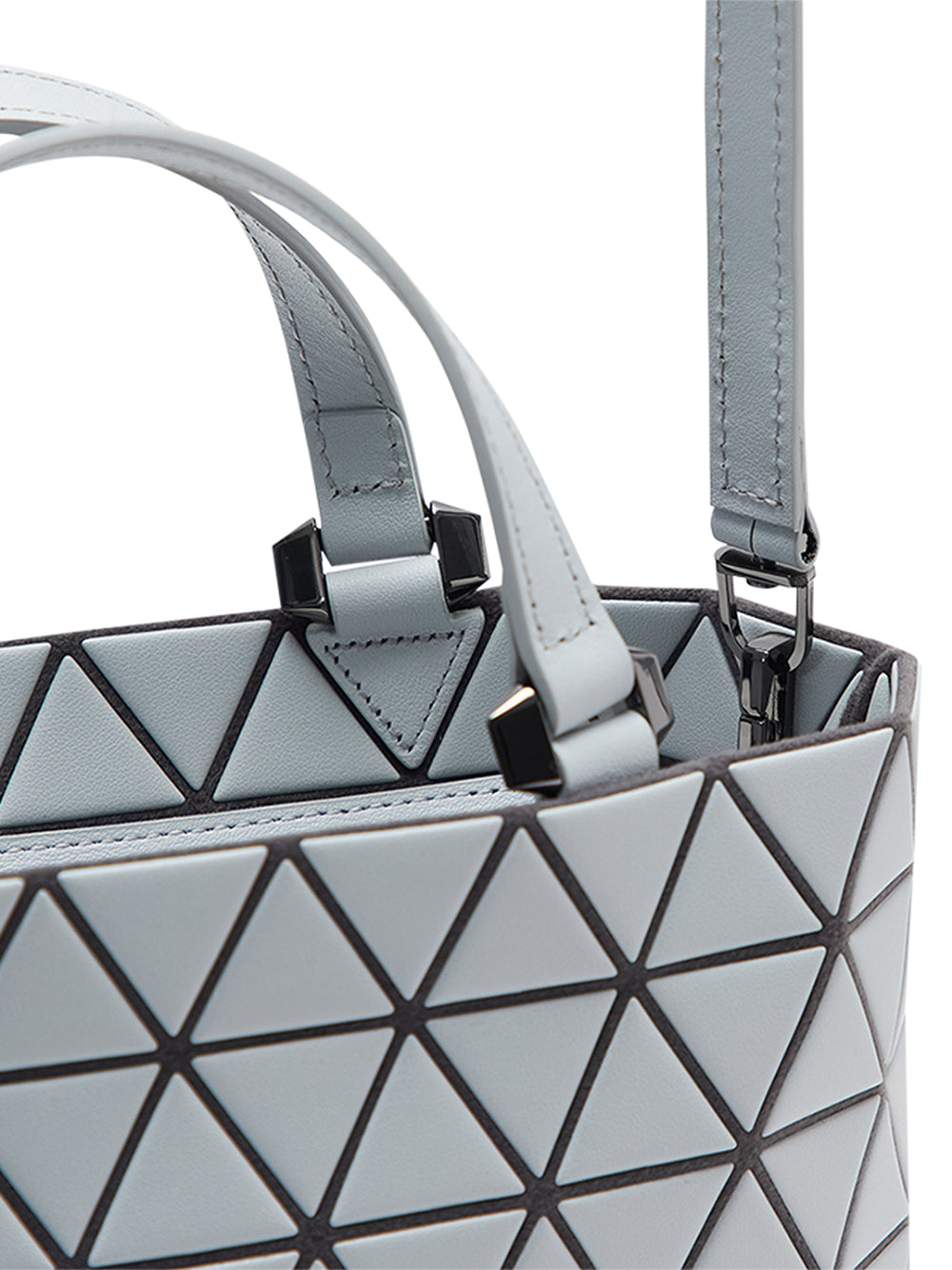 CRYSTAL MATTE Handbag (Mini) (Gray)