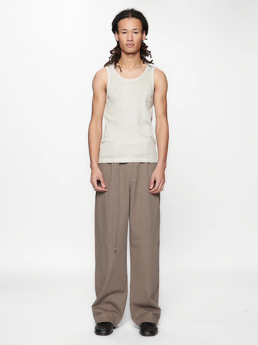 Pleated Work Pant (Gravel)