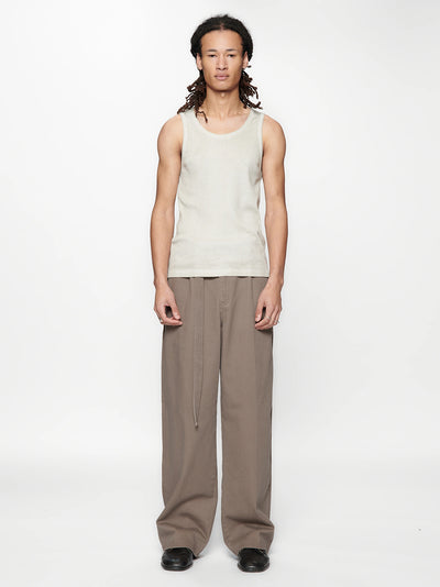 Pleated Work Pant (Gravel)