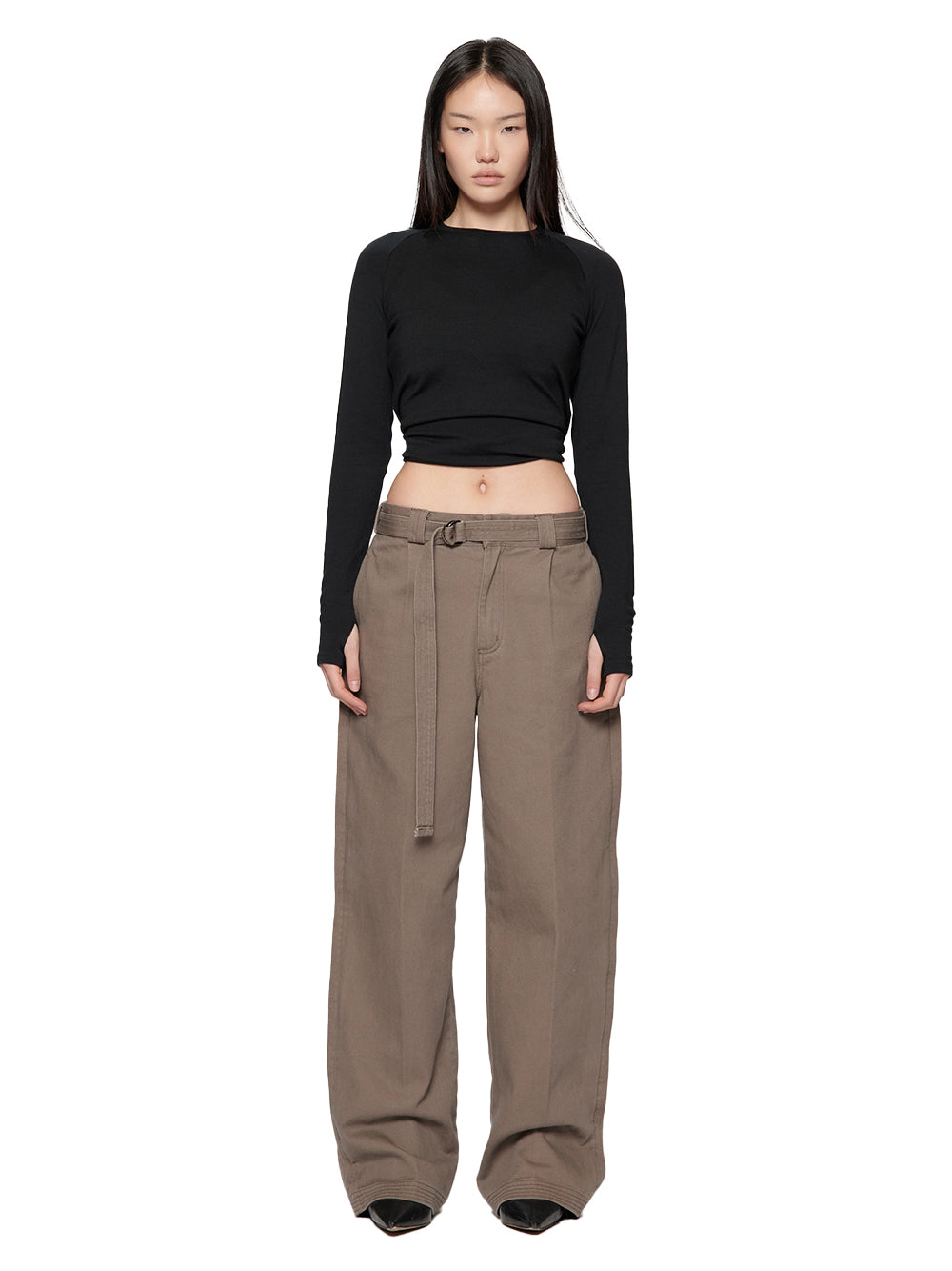 Pleated Work Pant (Gravel)
