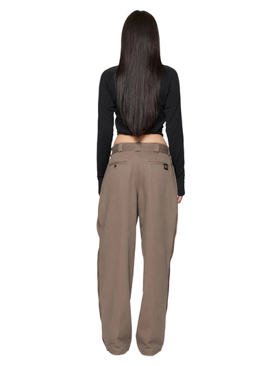 Pleated Work Pant (Gravel)