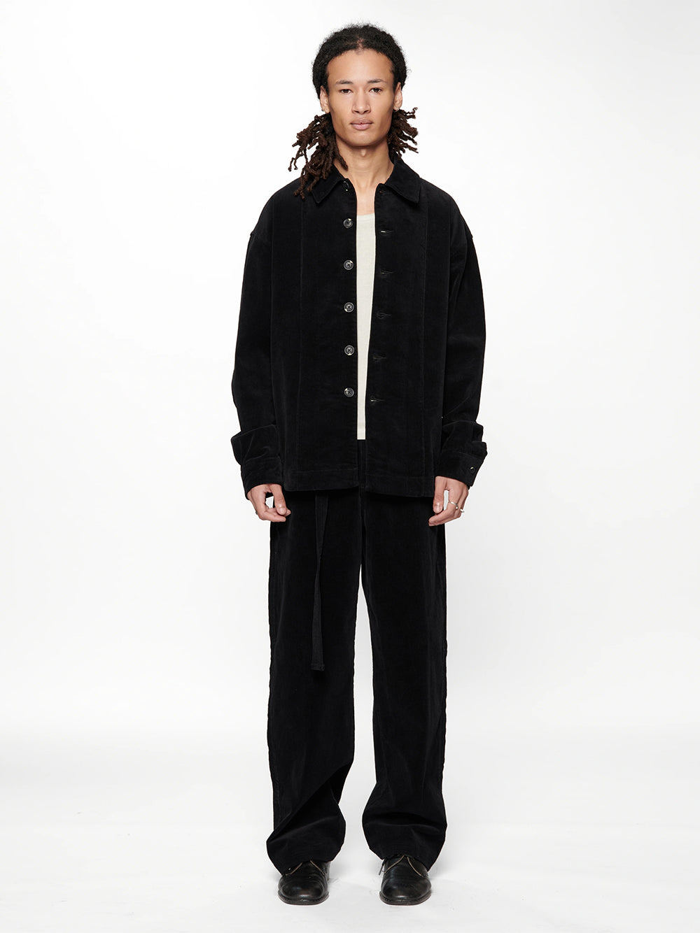 Float Overshirt (Vintage Black Corduroy)