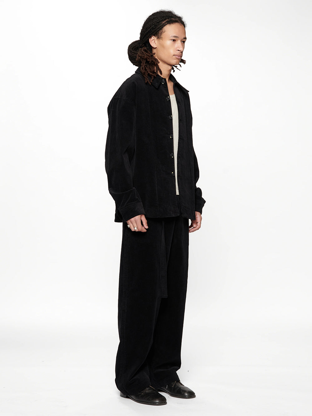 Float Overshirt (Vintage Black Corduroy)