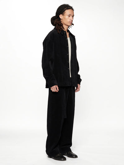 Float Overshirt (Vintage Black Corduroy)
