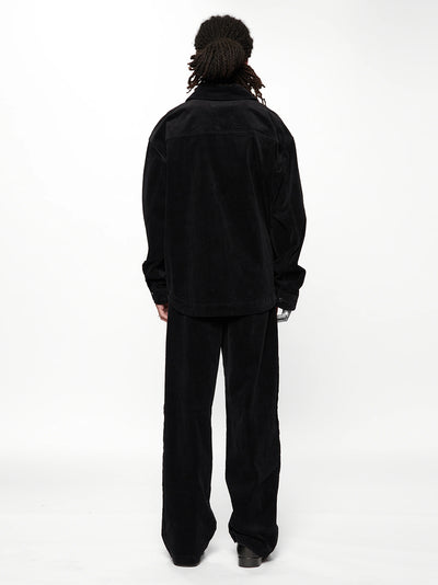 Float Overshirt (Vintage Black Corduroy)
