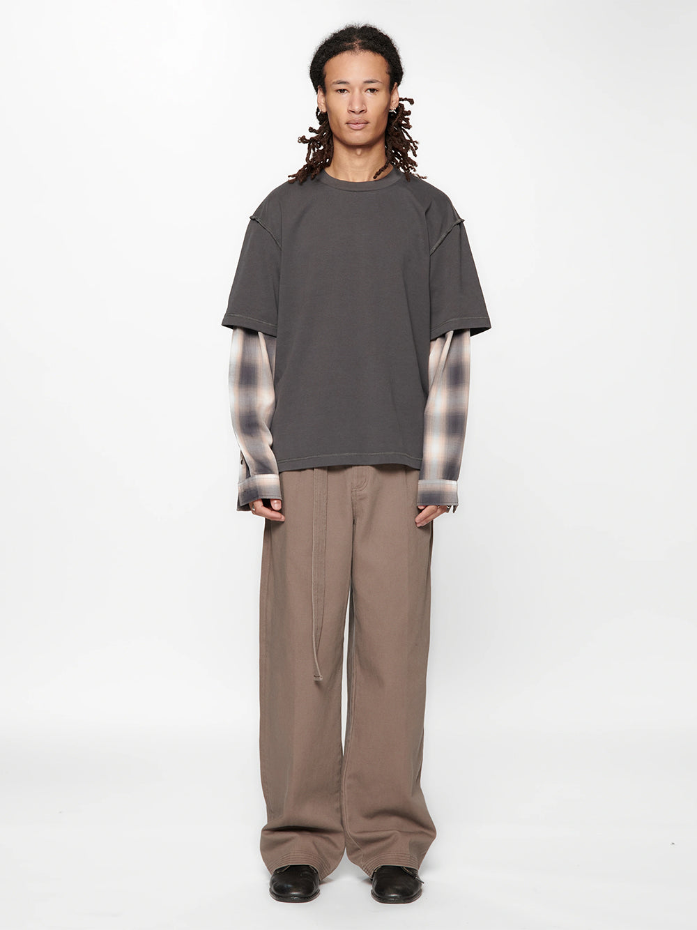 Dead End Shirt (Charcoal/Check)