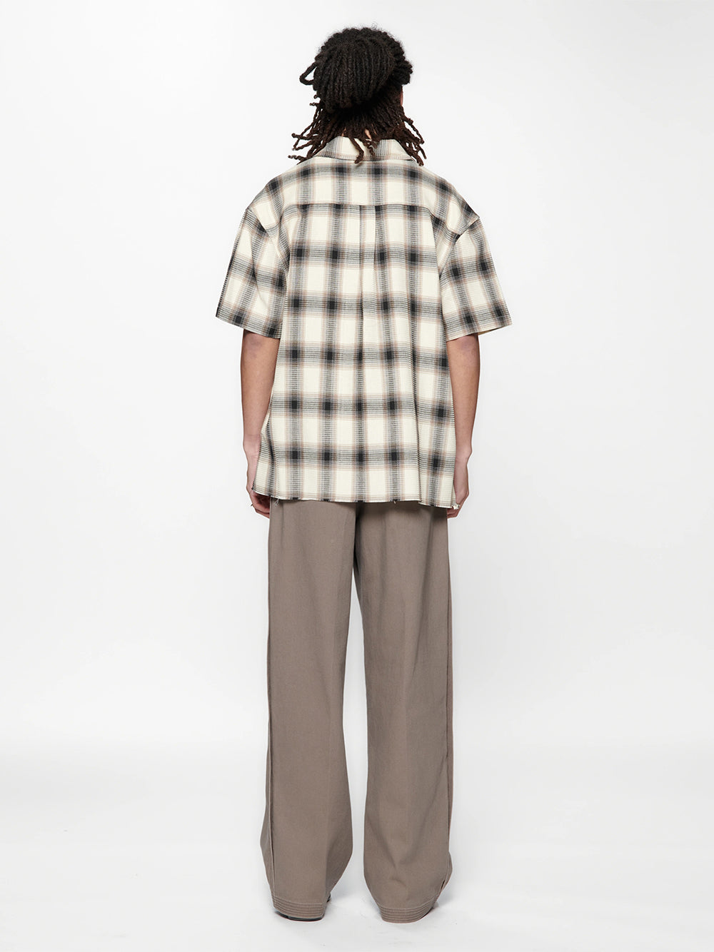 Hold Ss Shirt (Black/Brown Check)