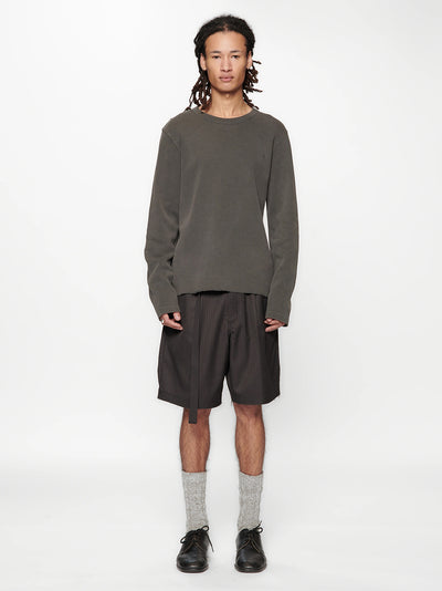 Cut Short Black Herringbone