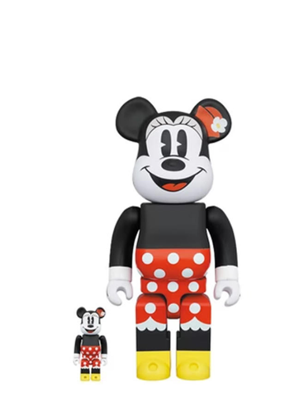 BEARBRICK-X-Disney-Minnie-Mouse-100-400-Natural